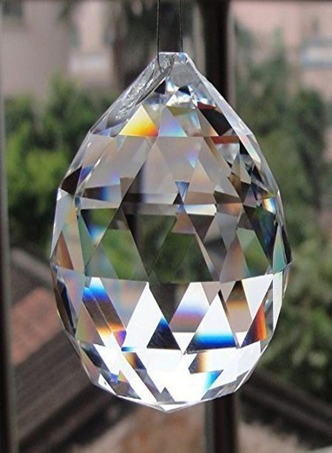 CRYSTA WORLD K9 4 Watts Crystal Chandelier Light Fixture,White,Square - Image 2